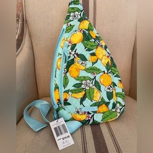 Vera Bradley Essential Sling Lemon Grove